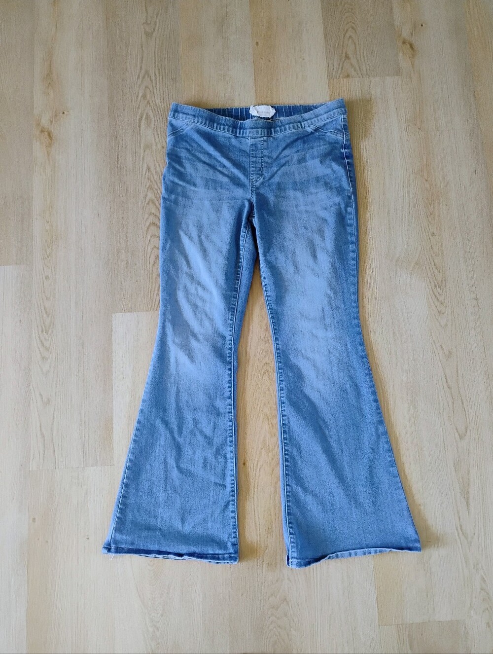 Women's Light Blue Flared Jeans